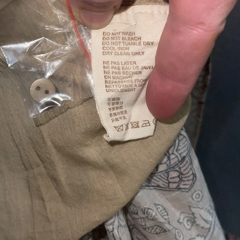 Let Me Be By Anthropologie NWT SZ 14 Babydoll Dress w Koi Fish/Floral Print - Picture 10 of 11